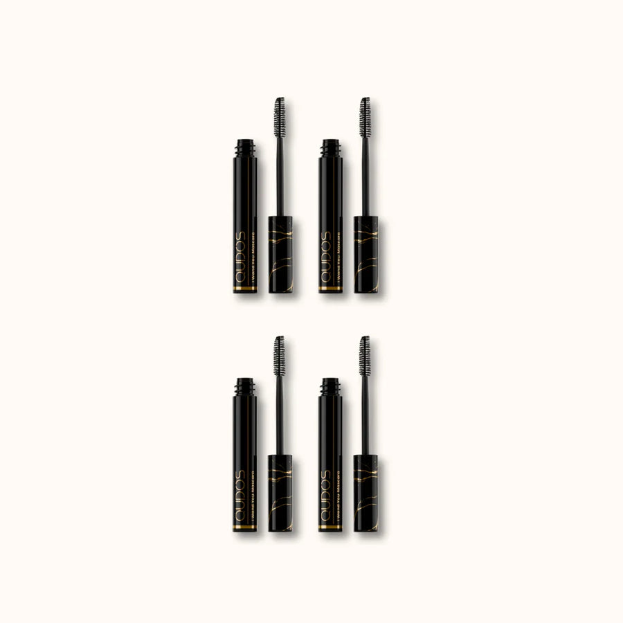 Qudos Best Mascara Gift Set - 4 x I Wand You Water Resistant Mascara