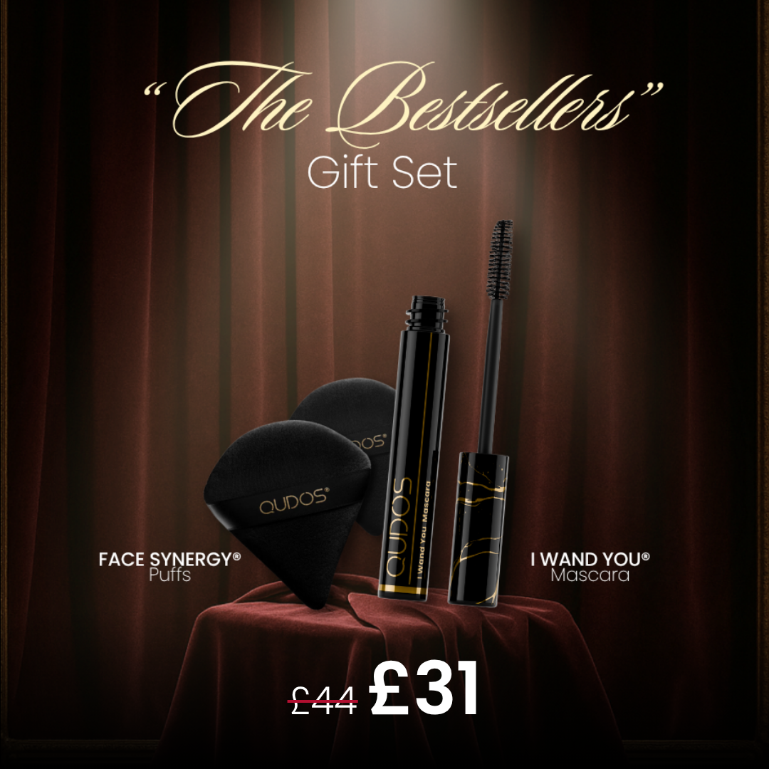 Qudos Bestsellers Gift Set (mascara+powderpuffs)